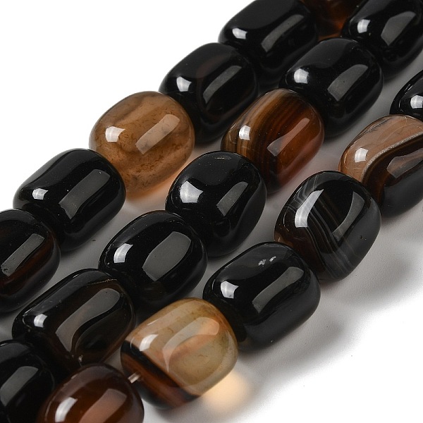 PandaHall Natural Agate Beads Strands, Dyed & Heated, Column, Black, 15~16x11.5~13x11~13mm, Hole: 1.6mm, about 12pcs/strand, 7.17~7.28''...
PandaHall Natural Agate Beads Strands, Dyed & Heated, Column, Black, 15~16x11.5~13x11~13mm, Hole: 1.6mm, about 12pcs/strand, 7.17~7.28''...