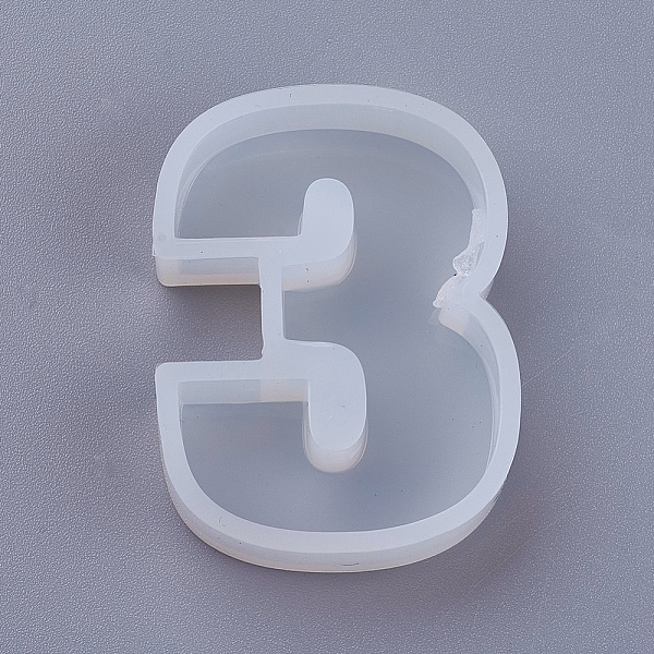 PandaHall DIY Silicone Molds, Resin Casting Molds, For UV Resin, Epoxy Resin Jewelry Pendants Making, Number, Num.3, 44x33x10mm Silicone...
PandaHall DIY Silicone Molds, Resin Casting Molds, For UV Resin, Epoxy Resin Jewelry Pendants Making, Number, Num.3, 44x33x10mm Silicone...