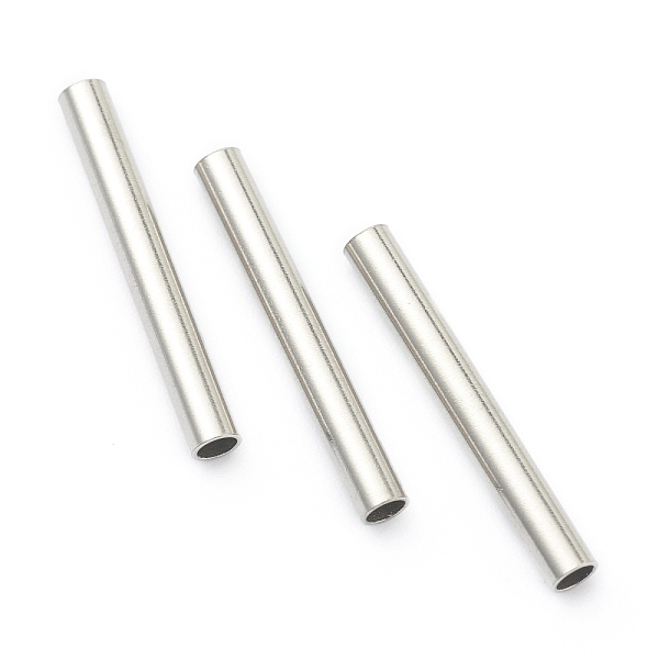 PandaHall 304 Stainless Steel Beads, Tube Beads, Stainless Steel Color, 20x2.5mm, Hole: 1.8mm 304 Stainless Steel Tube
PandaHall 304 Stainless Steel Beads, Tube Beads, Stainless Steel Color, 20x2.5mm, Hole: 1.8mm 304 Stainless Steel Tube