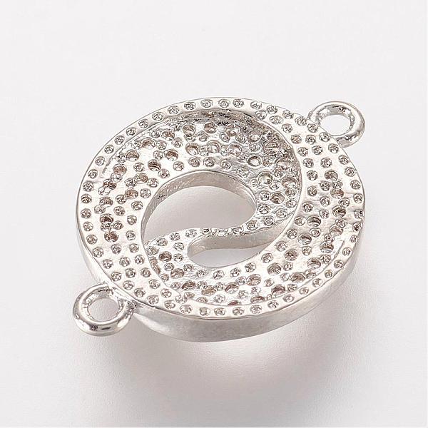 PandaHall Brass Micro Pave Cubic Zirconia Links, Flat Round, Platinum, 21x15.5x3mm, Hole: 1mm Brass+Cubic Zirconia Flat Round
PandaHall Brass Micro Pave Cubic Zirconia Links, Flat Round, Platinum, 21x15.5x3mm, Hole: 1mm Brass+Cubic Zirconia Flat Round