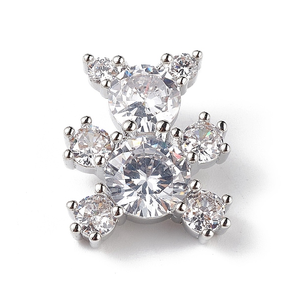 PandaHall Rack Plating Brass Micro Pave Cubic Zirconia Pendants, Bear Charm, Cadmium Free & Lead Free, Long-Lasting Plated, Platinum..., Clear
PandaHall Rack Plating Brass Micro Pave Cubic Zirconia Pendants, Bear Charm, Cadmium Free & Lead Free, Long-Lasting Plated, Platinum..., Clear