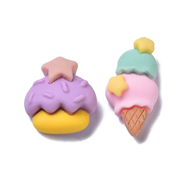 PandaHall Opaque Resin Cabochons, for DIY Decoration, Cake & Ice Cream, Mixed Color, Cake: 16.5x15x7.5mm, Ice Cream: 22.5x11x6.5mm Resin..., Multicolor
PandaHall Opaque Resin Cabochons, for DIY Decoration, Cake & Ice Cream, Mixed Color, Cake: 16.5x15x7.5mm, Ice Cream: 22.5x11x6.5mm Resin..., Multicolor
