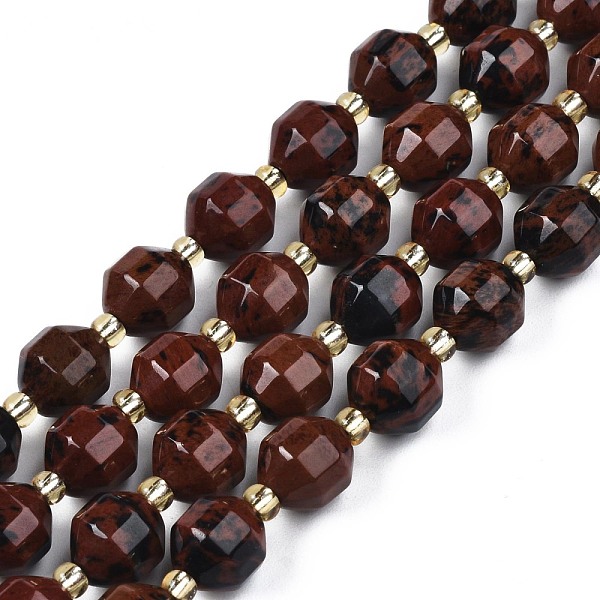 PandaHall Natural Brecciated Jasper Beads Strands, with Seed Beads, Faceted Bicone Barrel Drum, 7~8x7~8mm, Hole: 1mm, about 35~38pcs/strand...
PandaHall Natural Brecciated Jasper Beads Strands, with Seed Beads, Faceted Bicone Barrel Drum, 7~8x7~8mm, Hole: 1mm, about 35~38pcs/strand...