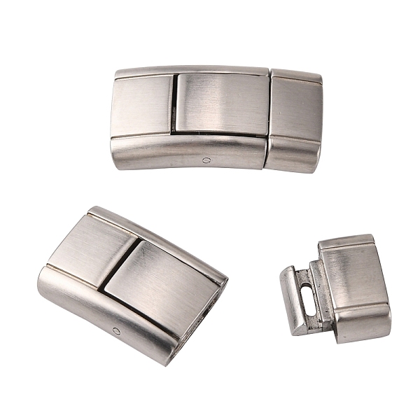 PandaHall 304 Stainless Steel Bayonet Clasps, Rectangle, Matte, Stainless Steel Color, 24x12.5x5.5mm, Hole: 3x10.5mm 304 Stainless Steel
PandaHall 304 Stainless Steel Bayonet Clasps, Rectangle, Matte, Stainless Steel Color, 24x12.5x5.5mm, Hole: 3x10.5mm 304 Stainless Steel