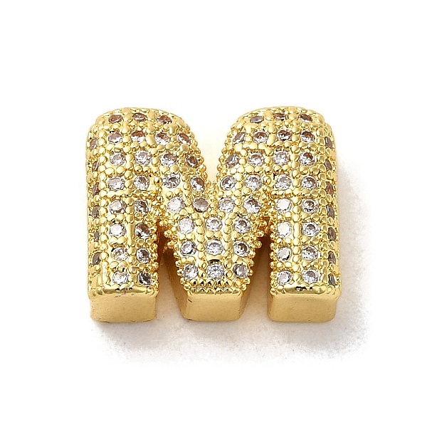 PandaHall Brass Micro Pave Clear Cubic Zirconia Charms, Real 18K Gold Plated, Letter M, 11.5x14x5mm, Hole: 2x2.5mm Brass+Cubic Zirconia...
PandaHall Brass Micro Pave Clear Cubic Zirconia Charms, Real 18K Gold Plated, Letter M, 11.5x14x5mm, Hole: 2x2.5mm Brass+Cubic Zirconia...