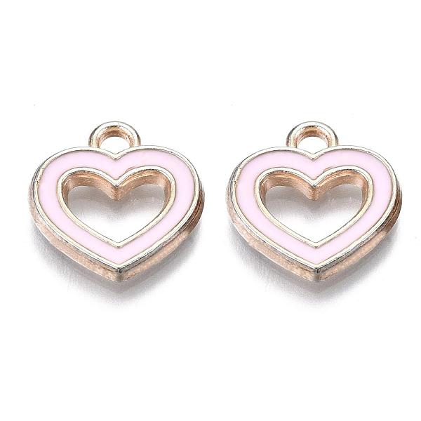 PandaHall Alloy Enamel Charms, Heart, Pink, Light Gold, 15x14x2mm, Hole: 2mm Alloy+Enamel Heart Pink
PandaHall Alloy Enamel Charms, Heart, Pink, Light Gold, 15x14x2mm, Hole: 2mm Alloy+Enamel Heart Pink