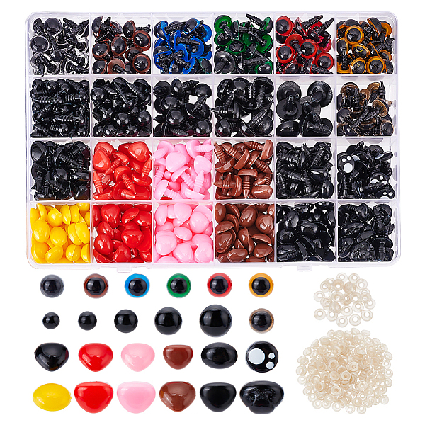 PandaHall BENECREAT 1040 Pcs Plastic Eyes and Nose Mixed Colours Teddy Bear Eyes Plush Animal Eyes with Spacers Craft Muppet Eyes and Nose..., Multicolor
PandaHall BENECREAT 1040 Pcs Plastic Eyes and Nose Mixed Colours Teddy Bear Eyes Plush Animal Eyes with Spacers Craft Muppet Eyes and Nose..., Multicolor