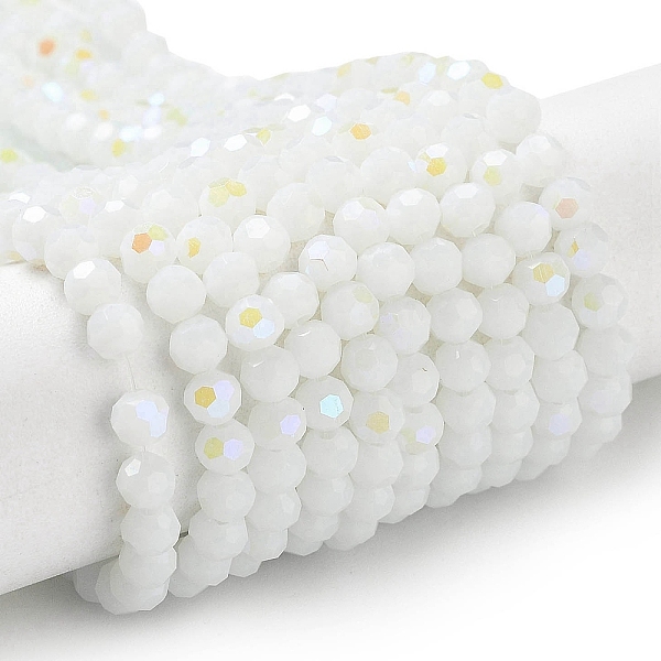 PandaHall Opaque Glass Beads Strands, Faceted, Round, White, 4mm, Hole: 0.8mm, about 93~95pcs/strand, 14.37~14.49''(36.5~36.8cm) Glass Round...
PandaHall Opaque Glass Beads Strands, Faceted, Round, White, 4mm, Hole: 0.8mm, about 93~95pcs/strand, 14.37~14.49''(36.5~36.8cm) Glass Round...