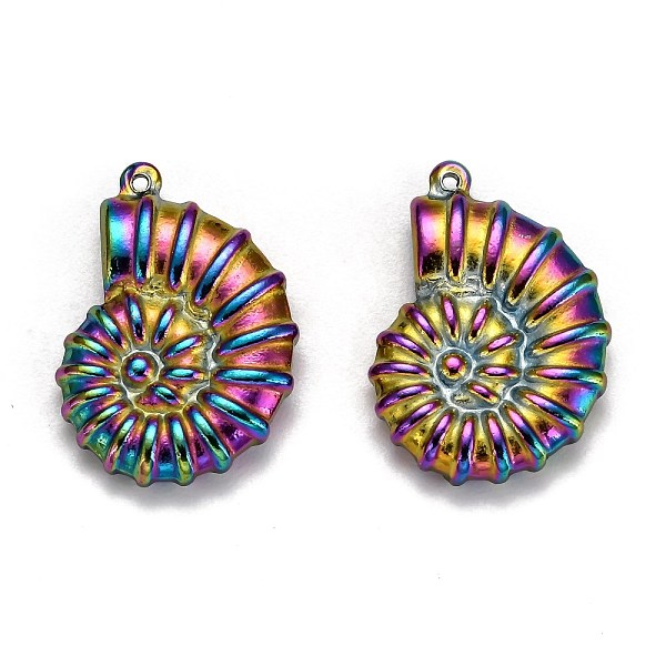 PandaHall Ion Plating(IP) 304 Stainless Steel Pendants, Conch Shape, Rainbow Color, 21x15x4mm, Hole: 1mm 304 Stainless Steel Shell Shape
PandaHall Ion Plating(IP) 304 Stainless Steel Pendants, Conch Shape, Rainbow Color, 21x15x4mm, Hole: 1mm 304 Stainless Steel Shell Shape