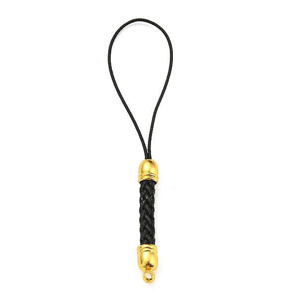 PandaHall Korean Polyester Thread Pendants Decorations, with Golden Tone Brass Findings, Black, 73mm, Hole: 1.6mm Polyester Black
PandaHall Korean Polyester Thread Pendants Decorations, with Golden Tone Brass Findings, Black, 73mm, Hole: 1.6mm Polyester Black