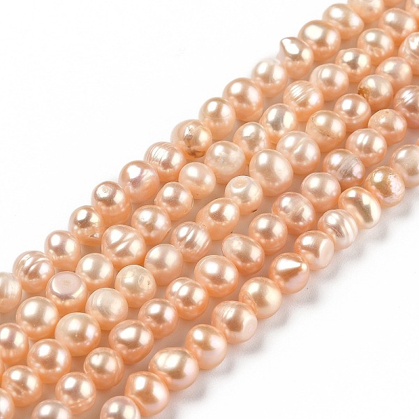 PandaHall Natural Cultured Freshwater Pearl Beads Strands, Potato, Dark Orange, 6~6.5x5~7mm, Hole: 0.6mm, about 61pcs/strand, 13.58 inch...
PandaHall Natural Cultured Freshwater Pearl Beads Strands, Potato, Dark Orange, 6~6.5x5~7mm, Hole: 0.6mm, about 61pcs/strand, 13.58 inch...