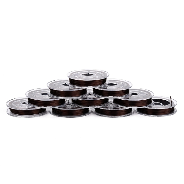 PandaHall Flat Japanese Crystal Elastic Stretch Thread, for Bracelets Gemstone Jewelry Making Beading Craft, Brown, 0.38mm, about 10.93...
PandaHall Flat Japanese Crystal Elastic Stretch Thread, for Bracelets Gemstone Jewelry Making Beading Craft, Brown, 0.38mm, about 10.93...