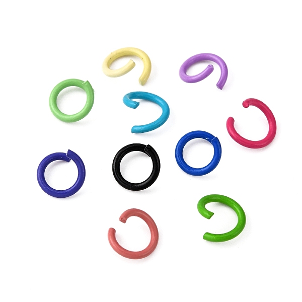 PandaHall Iron Jump Rings, Open Jump Rings, Mixed Color, 17 Gauge, 8~8.5x1.2mm, Inner Diameter: 5~6mm Iron Multicolor
PandaHall Iron Jump Rings, Open Jump Rings, Mixed Color, 17 Gauge, 8~8.5x1.2mm, Inner Diameter: 5~6mm Iron Multicolor