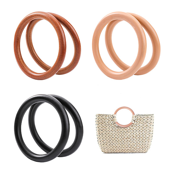 PandaHall SUPERFINDINGS 6Pcs 3 Colors Wooden Round Purse Handle 3.2 inch Round Ring Handbag Purse Handles Replacement Decorative Handbag..., Multicolor
PandaHall SUPERFINDINGS 6Pcs 3 Colors Wooden Round Purse Handle 3.2 inch Round Ring Handbag Purse Handles Replacement Decorative Handbag..., Multicolor