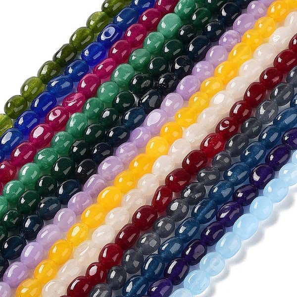 PandaHall Natural White Jade Beads Strands, Dyed, Nuggets, Tumbled Stone, Mixed Color, 9.5~11.5x8~8.5x7~8mm, Hole: 1mm, about..., Multicolor
PandaHall Natural White Jade Beads Strands, Dyed, Nuggets, Tumbled Stone, Mixed Color, 9.5~11.5x8~8.5x7~8mm, Hole: 1mm, about..., Multicolor