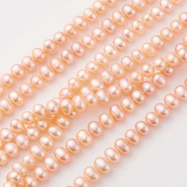 PandaHall Natural Cultured Freshwater Pearl Beads Strands, Oval, Light Salmon, 7~8x5~6.5mm, Hole: 0.5mm, about 64~66pcs/strand, 15.7 inch..., Red
PandaHall Natural Cultured Freshwater Pearl Beads Strands, Oval, Light Salmon, 7~8x5~6.5mm, Hole: 0.5mm, about 64~66pcs/strand, 15.7 inch..., Red