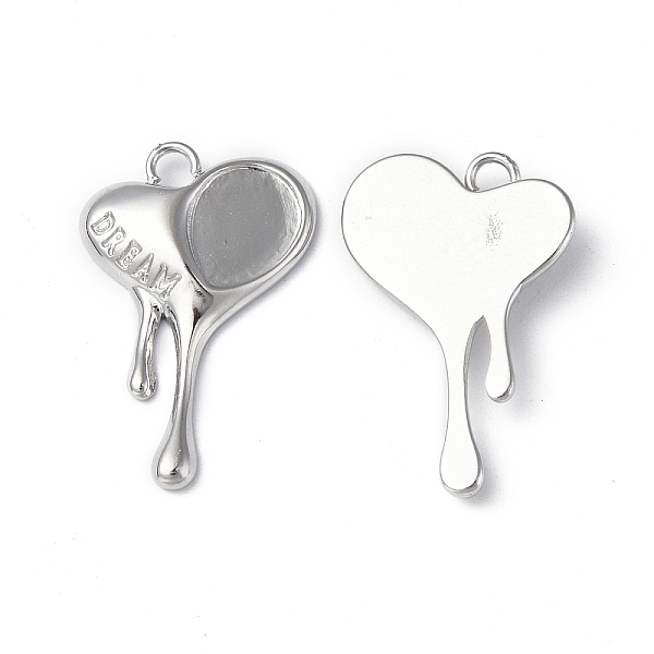 PandaHall 304 Stainless Steel Pendant Cabochon Settings, Melting Heart Charm, Stainless Steel Color, Teardrop Tray: 8x6mm, 22x14.5x3mm, Hole...
PandaHall 304 Stainless Steel Pendant Cabochon Settings, Melting Heart Charm, Stainless Steel Color, Teardrop Tray: 8x6mm, 22x14.5x3mm, Hole...