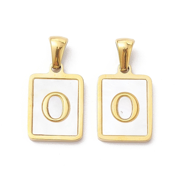 PandaHall Ion Plating(IP) 304 Stainless Steel Pave Shell Pendants, Rectangle Charm, Real 18K Gold Plated, Letter O, 17.5x12x1.5mm, Hole...
PandaHall Ion Plating(IP) 304 Stainless Steel Pave Shell Pendants, Rectangle Charm, Real 18K Gold Plated, Letter O, 17.5x12x1.5mm, Hole...