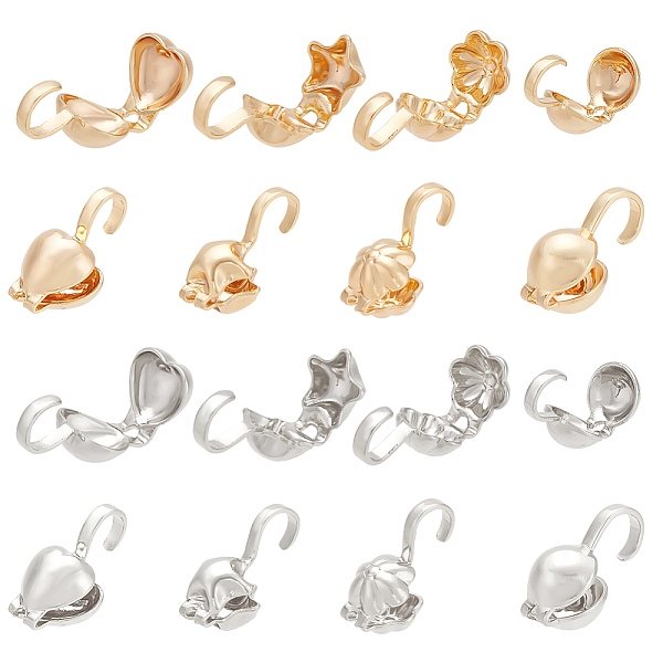 PandaHall BENECREAT 48Pcs 8 Styles Brass Bead Tips, Calotte Ends, Clamshell Knot Cover, Heart & Round & Flower & Star, Mixed Color, 15x5mm...
PandaHall BENECREAT 48Pcs 8 Styles Brass Bead Tips, Calotte Ends, Clamshell Knot Cover, Heart & Round & Flower & Star, Mixed Color, 15x5mm...