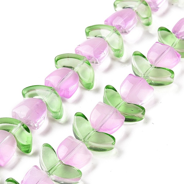 PandaHall Transparent Glass Beads Strands, Tulip, Pearl Pink, 6.5~9x9~14x4~5.5mm, Hole: 1mm, about 29pcs/strand, 15.71''(39.9cm) Glass...
PandaHall Transparent Glass Beads Strands, Tulip, Pearl Pink, 6.5~9x9~14x4~5.5mm, Hole: 1mm, about 29pcs/strand, 15.71''(39.9cm) Glass...