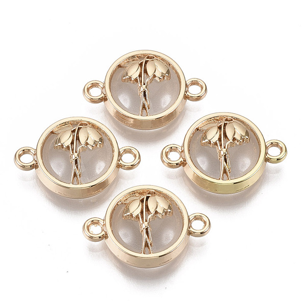 PandaHall Glass Links connectors, with Light Gold Plated Alloy Findings, Flat Round with Flower, Clear, 13.5x19.5x5.5mm, Hole: 1.6mm...
PandaHall Glass Links connectors, with Light Gold Plated Alloy Findings, Flat Round with Flower, Clear, 13.5x19.5x5.5mm, Hole: 1.6mm...