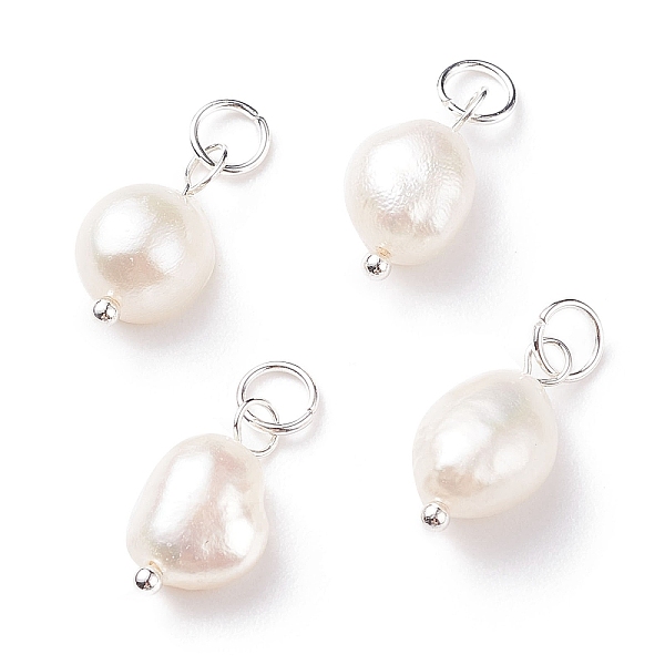 PandaHall Grade B Natural Cultured Freshwater Pearl Charms, with 304 Stainless Steel Jump Rings, Polished Rice, Silver, 13.5~15x7~7.5x5~6mm...
PandaHall Grade B Natural Cultured Freshwater Pearl Charms, with 304 Stainless Steel Jump Rings, Polished Rice, Silver, 13.5~15x7~7.5x5~6mm...