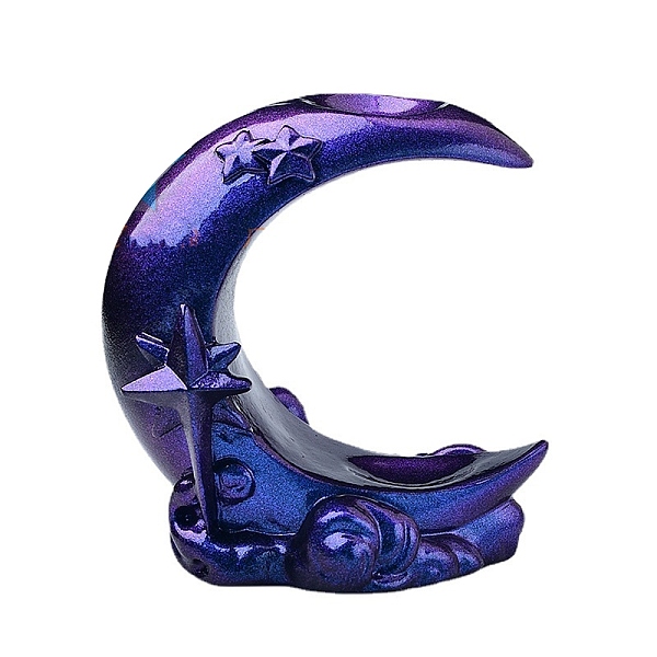 PandaHall Resin Crystal Ball Holders, Crystal Spheare Display Pedestal, Moon, Dark Blue, 98x75x106mm Resin Moon
PandaHall Resin Crystal Ball Holders, Crystal Spheare Display Pedestal, Moon, Dark Blue, 98x75x106mm Resin Moon