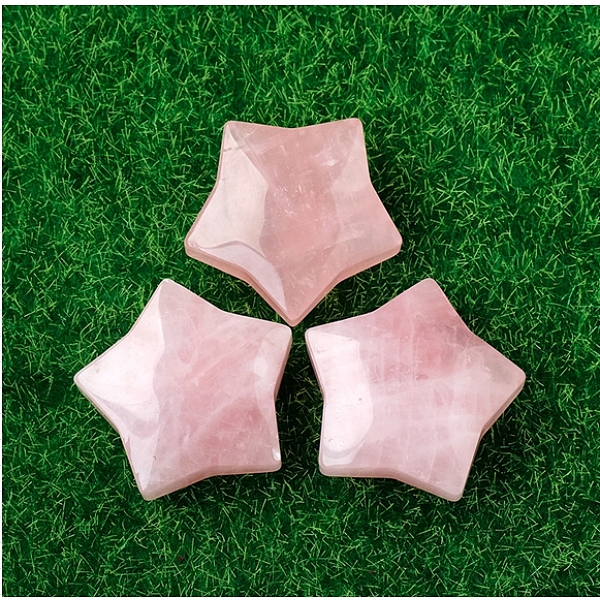PandaHall Natural Rose Quartz Healing Figurines, Reiki Energy Stone Display Decorations, Star, 47.5x50x15.5mm Rose Quartz Star
PandaHall Natural Rose Quartz Healing Figurines, Reiki Energy Stone Display Decorations, Star, 47.5x50x15.5mm Rose Quartz Star