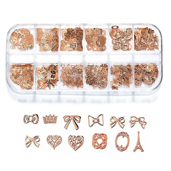 PandaHall Alloy Cabochons, Alloy Computer Patch, Nail Art Decoration Accessories for Women, Bowknot & Crown & Oval & Heart & Tower & Flower...
PandaHall Alloy Cabochons, Alloy Computer Patch, Nail Art Decoration Accessories for Women, Bowknot & Crown & Oval & Heart & Tower & Flower...