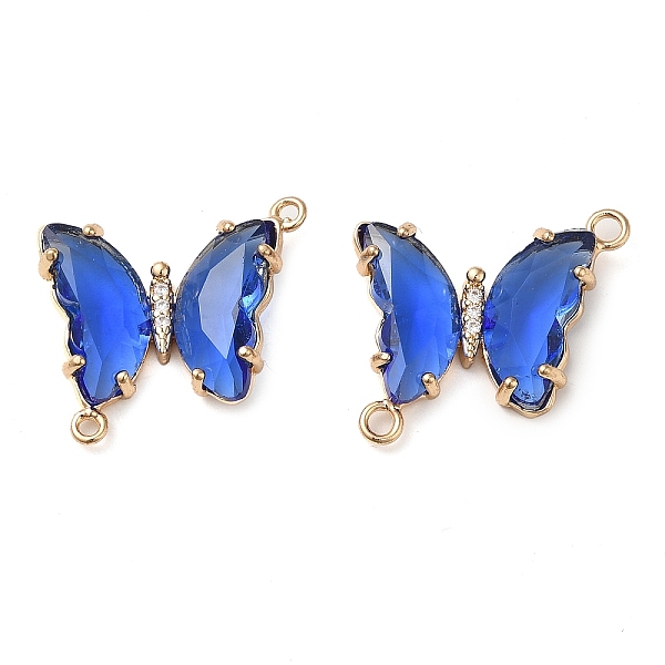 PandaHall Brass Pave Faceted Glass Connector Charms, Golden Tone Butterfly Links, Blue, 20x22x5mm, Hole: 1.2mm Brass+Glass Butterfly Blue
PandaHall Brass Pave Faceted Glass Connector Charms, Golden Tone Butterfly Links, Blue, 20x22x5mm, Hole: 1.2mm Brass+Glass Butterfly Blue