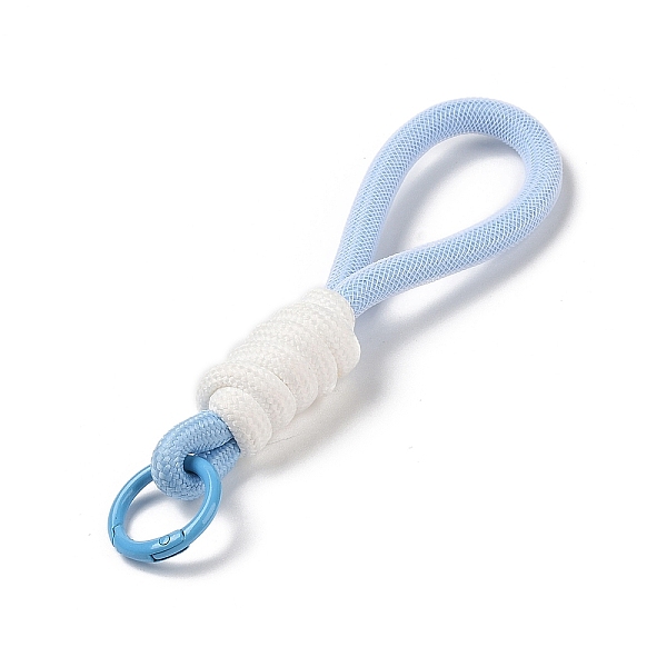 PandaHall Braided Nylon Strap, Alloy Clasp for Key Chain Bag Phone Lanyard, Deep Sky Blue, 155mm Nylon
PandaHall Braided Nylon Strap, Alloy Clasp for Key Chain Bag Phone Lanyard, Deep Sky Blue, 155mm Nylon