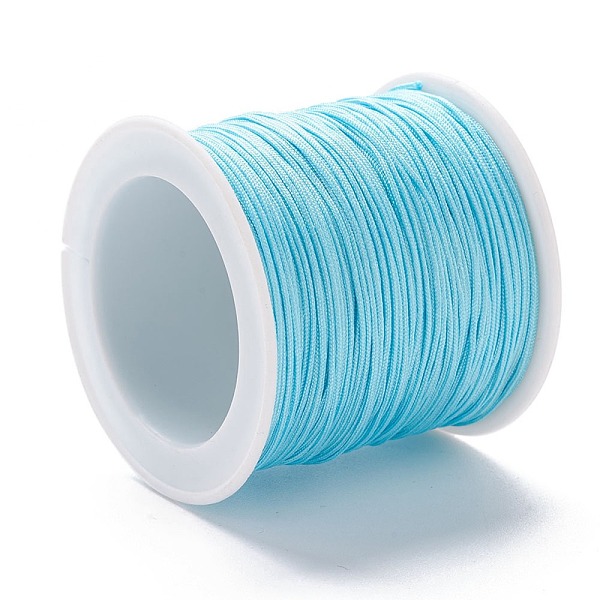 PandaHall Braided Nylon Thread, DIY Material for Jewelry Making, Sky Blue, 0.8mm, 100yards/roll Nylon
PandaHall Braided Nylon Thread, DIY Material for Jewelry Making, Sky Blue, 0.8mm, 100yards/roll Nylon