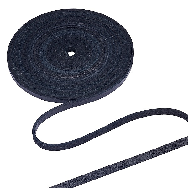 PandaHall Cowhide Cord, for Necklace & Bracelet Making Accessories, Black, 6x2mm Cowhide Flat Black
PandaHall Cowhide Cord, for Necklace & Bracelet Making Accessories, Black, 6x2mm Cowhide Flat Black