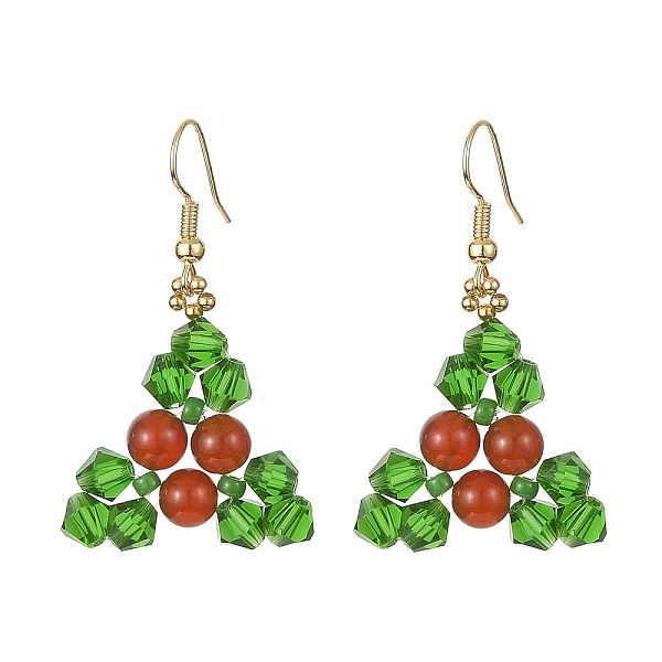 PandaHall Natural Carnelian Holly Leaf Dangle Earrings, Brass Wire Wrap Jewelry for Christmas, Colorful, 43.5~44x25~26mm Carnelian Holly...
PandaHall Natural Carnelian Holly Leaf Dangle Earrings, Brass Wire Wrap Jewelry for Christmas, Colorful, 43.5~44x25~26mm Carnelian Holly...
