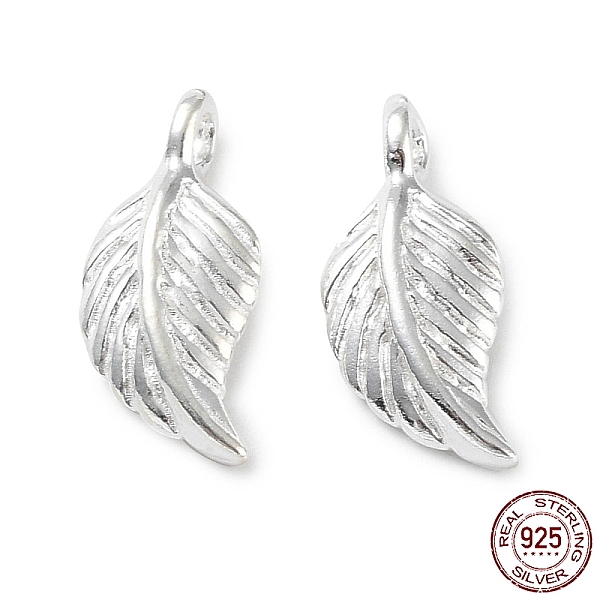 PandaHall 925 Sterling Silver Charms, Leaf, Silver, 13x6x2mm, Hole: 2mm Sterling Silver Leaf
PandaHall 925 Sterling Silver Charms, Leaf, Silver, 13x6x2mm, Hole: 2mm Sterling Silver Leaf
