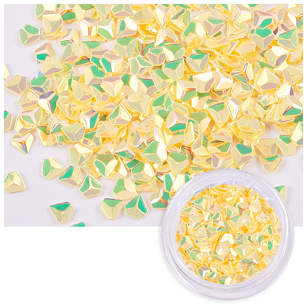 PandaHall Laser Shining Nail Art Glitter, Manicure Sequins, DIY Sparkly Paillette Tips Nail, Diamond Shape, Gold, 3.5x3.5x0.7mm, 1g/box...
PandaHall Laser Shining Nail Art Glitter, Manicure Sequins, DIY Sparkly Paillette Tips Nail, Diamond Shape, Gold, 3.5x3.5x0.7mm, 1g/box...
