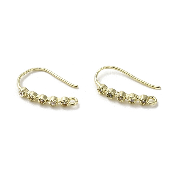 PandaHall Brass Micro Pave Cubic Zirconia Earring Hooks, Long-Lasting Plated, Golden, 20x2.5mm, Hole: 1.2mm, Pin: 0.8mm Brass+Cubic Zirconia...
PandaHall Brass Micro Pave Cubic Zirconia Earring Hooks, Long-Lasting Plated, Golden, 20x2.5mm, Hole: 1.2mm, Pin: 0.8mm Brass+Cubic Zirconia...