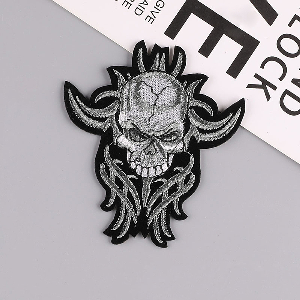 PandaHall Skull Tree Computerized Embroidery Style Cloth Iron on/Sew on Patches, Appliques, Badges, for Clothes, Dress, Hat, Jeans, DIY...
PandaHall Skull Tree Computerized Embroidery Style Cloth Iron on/Sew on Patches, Appliques, Badges, for Clothes, Dress, Hat, Jeans, DIY...