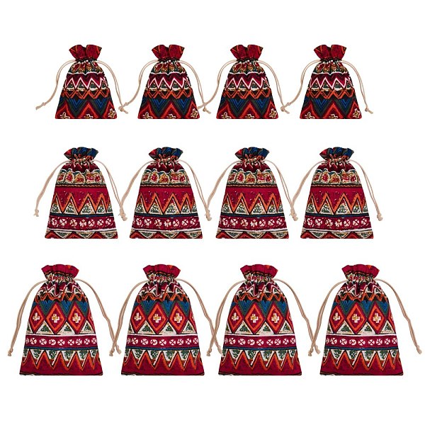 PandaHall Burlap Pouches, Polyester Drawstring Bags, Stripe Pattern, Red, 13.8~22.7x10~17.4cm, 12pcs/set Burlap Stripe Red
PandaHall Burlap Pouches, Polyester Drawstring Bags, Stripe Pattern, Red, 13.8~22.7x10~17.4cm, 12pcs/set Burlap Stripe Red