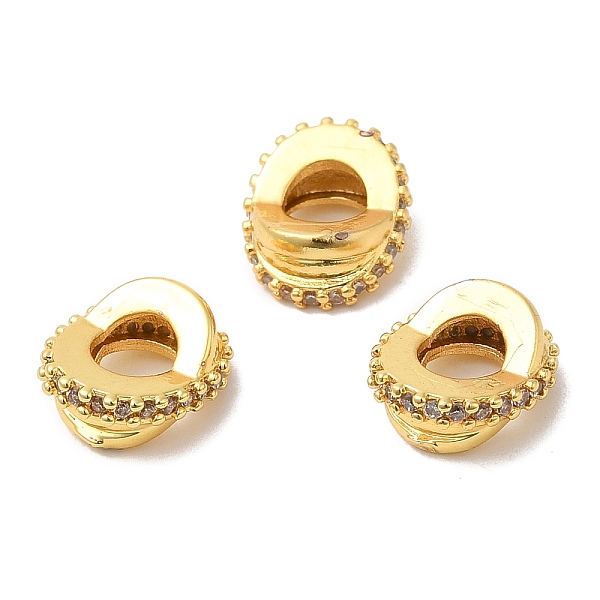 PandaHall Rack Plating Brass Cubic Zirconia European Beads, Large Hole Beads, Cadmium Free & Lead Free, Long-Lasting Plated, Criss-Cross...
PandaHall Rack Plating Brass Cubic Zirconia European Beads, Large Hole Beads, Cadmium Free & Lead Free, Long-Lasting Plated, Criss-Cross...