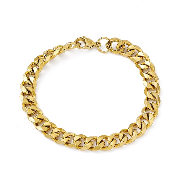 PandaHall Vacuum Plating 201 Stainless Steel Curb Chain Bracelet with 304 Stainless Steel Clasps for Men Women, Golden, 8 inch(20.4cm), Link...
PandaHall Vacuum Plating 201 Stainless Steel Curb Chain Bracelet with 304 Stainless Steel Clasps for Men Women, Golden, 8 inch(20.4cm), Link...