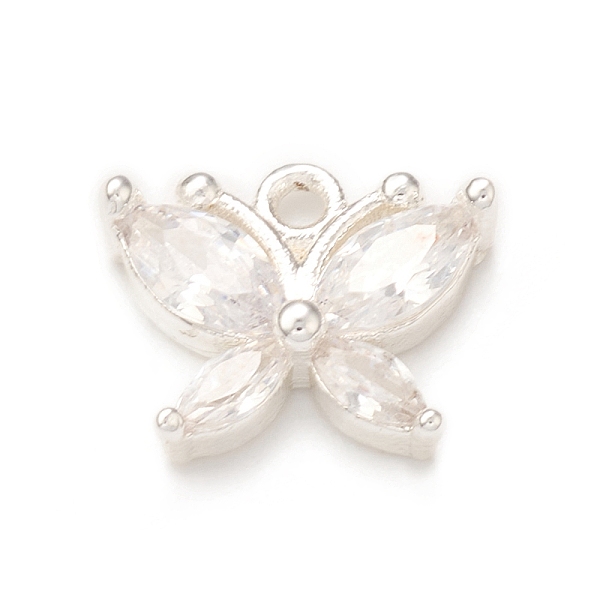 PandaHall Clear Glass Pendnants, with Brass Findings, Butterfly Charms, Silver, 9.5x11x3mm, Hole: 1.2mm Brass+Glass Butterfly Clear
PandaHall Clear Glass Pendnants, with Brass Findings, Butterfly Charms, Silver, 9.5x11x3mm, Hole: 1.2mm Brass+Glass Butterfly Clear