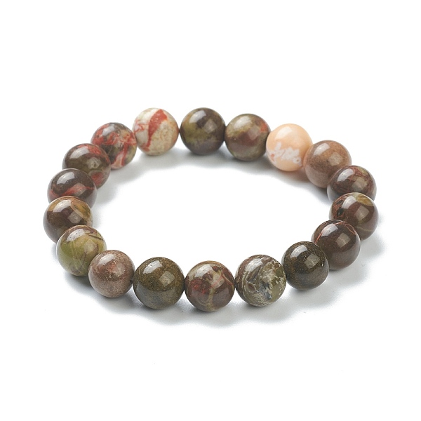 PandaHall Natural Agate Beaded Stretch Bracelets, Round, Beads: 10~10.5mm, Inner Diameter: 2 inch(5.15cm) Natural Agate
PandaHall Natural Agate Beaded Stretch Bracelets, Round, Beads: 10~10.5mm, Inner Diameter: 2 inch(5.15cm) Natural Agate