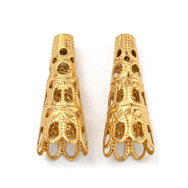 PandaHall Ion Plating(IP) Hollow 304 Stainless Steel Bead Cone, Golden, 22x9mm, Hole: 3mm, Inner Diameter: 18.5mm 304 Stainless Steel
PandaHall Ion Plating(IP) Hollow 304 Stainless Steel Bead Cone, Golden, 22x9mm, Hole: 3mm, Inner Diameter: 18.5mm 304 Stainless Steel