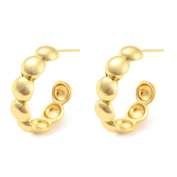 PandaHall Rack Plating Brass Ring Stud Earrings, Half Hoop Earrings, Long-Lasting Plated, Lead Free & Cadmium Free, Real 18K Gold Plated...
PandaHall Rack Plating Brass Ring Stud Earrings, Half Hoop Earrings, Long-Lasting Plated, Lead Free & Cadmium Free, Real 18K Gold Plated...