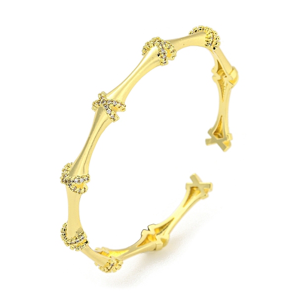 PandaHall Letter X Brass Micro Pave Clear Cubic Zirconia Open Cuff Bangles for Women, Real 18K Gold Plated, Inner Diameter: 2-1/4 inch...
PandaHall Letter X Brass Micro Pave Clear Cubic Zirconia Open Cuff Bangles for Women, Real 18K Gold Plated, Inner Diameter: 2-1/4 inch...
