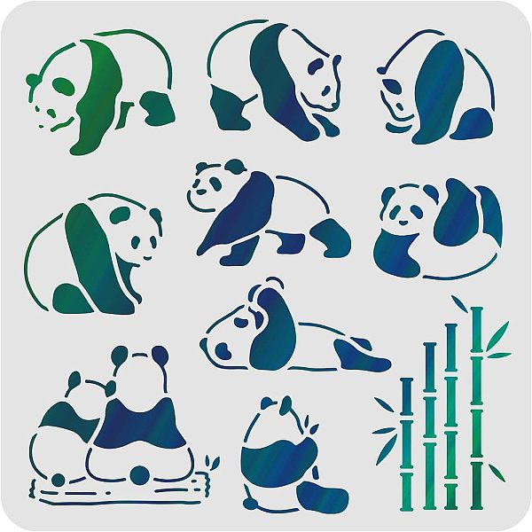 PandaHall Plastic Reusable Drawing Painting Stencils Templates, for Painting on Scrapbook Fabric Tiles Floor Furniture Wood, Square, Panda..., White
PandaHall Plastic Reusable Drawing Painting Stencils Templates, for Painting on Scrapbook Fabric Tiles Floor Furniture Wood, Square, Panda..., White