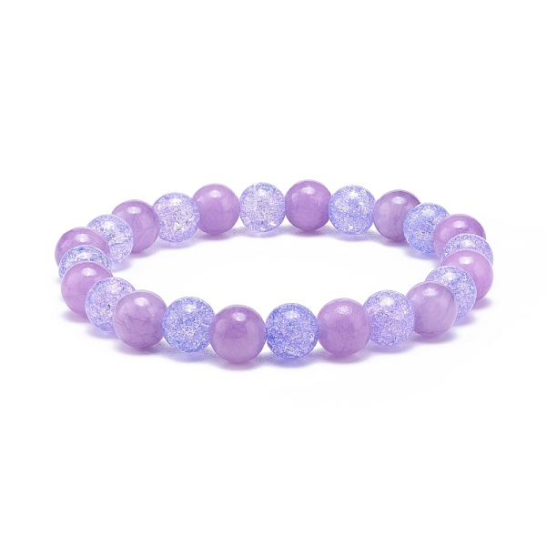 PandaHall Natural Yellow Jade & Synthetic Crackle Quartz Round Beaded Stretch Bracelet for Women, Medium Purple, Inner Diameter: 2-1/8 inch...
PandaHall Natural Yellow Jade & Synthetic Crackle Quartz Round Beaded Stretch Bracelet for Women, Medium Purple, Inner Diameter: 2-1/8 inch...