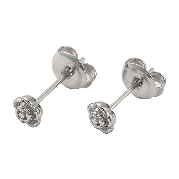 PandaHall 304 Stainless Steel Stud Earrings, Flower, Stainless Steel Color, 5x5mm 304 Stainless Steel Flower
PandaHall 304 Stainless Steel Stud Earrings, Flower, Stainless Steel Color, 5x5mm 304 Stainless Steel Flower