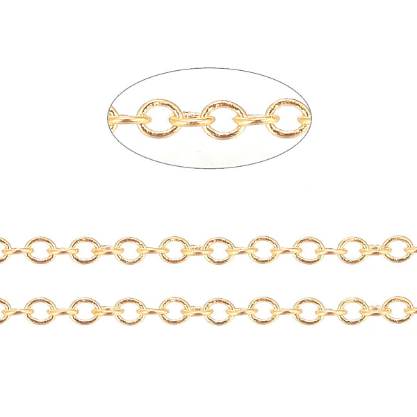 PandaHall Brass Cable Chains, Soldered, with Spool, Oval, Long-Lasting Plated, Cadmium Free & Nickel Free & Lead Free, Golden, 2x1.5x0.5mm...
PandaHall Brass Cable Chains, Soldered, with Spool, Oval, Long-Lasting Plated, Cadmium Free & Nickel Free & Lead Free, Golden, 2x1.5x0.5mm...